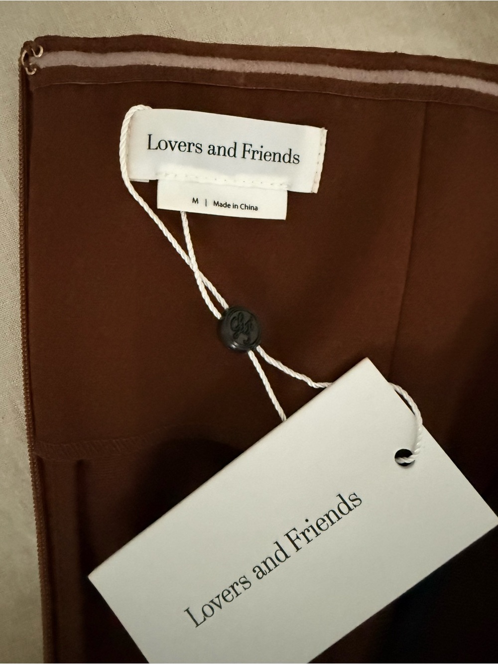 NWT | Lovers + Friends Abby Strapless Jumpsuit |Chocolate Brown | Boned Bodice - Picture 4 of 13